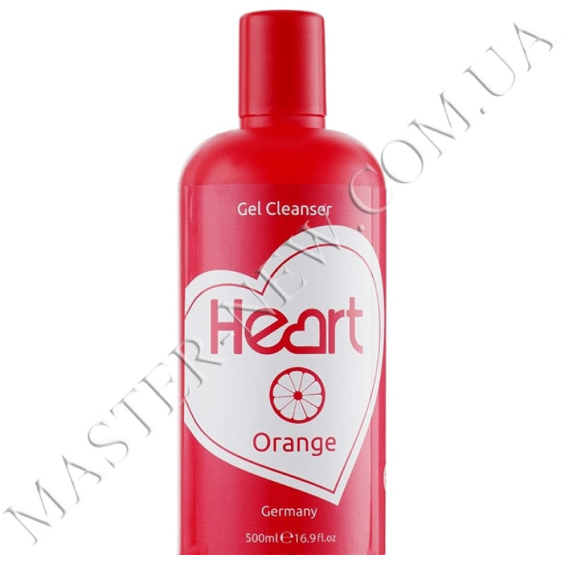 Рідина для зняття гель-лаку та очищення кистей Heart Gel Remover Orange 500 ml