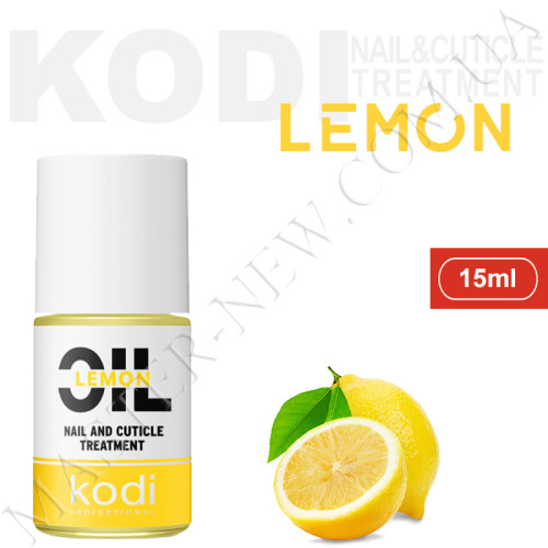 Масло для нігтів, сухої та пошкодженої кутикули KODI Лимон (15 мл)