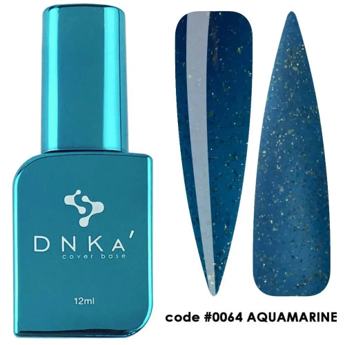 Камуфлююча база DNKa Cover Base №0064 Aquamarine, 12 мл