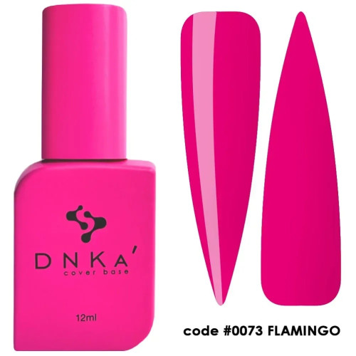Камуфлююча база DNKa Cover Base №0073 Flamingo, 12 мл