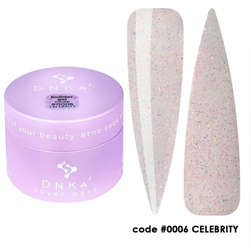 Моделюючий гель DNKa Builder Gel №0006 Celebrity, 30 мл